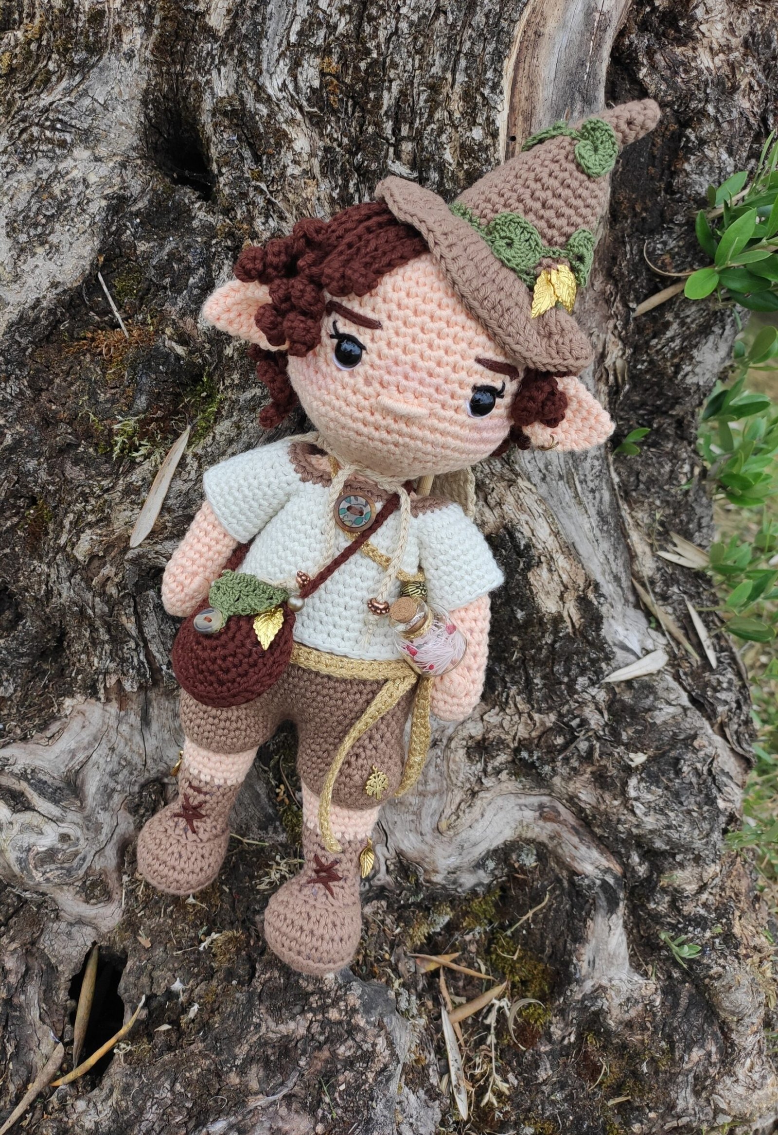 Henaël - Elfe Druide Herboriste - Crochet – Image 2