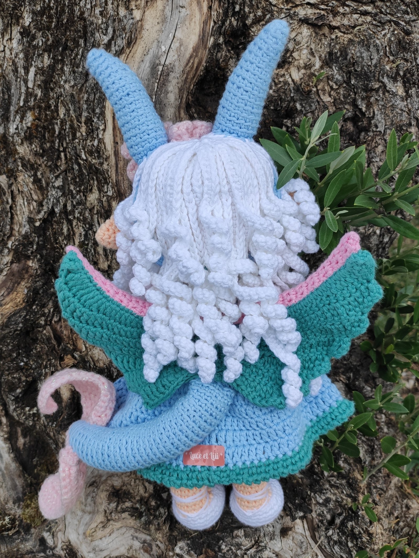 Nymphéa - Elfe Dragonne d'eau - Crochet – Image 5