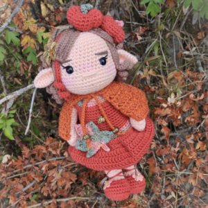 Neïa - Elfe Citrouille - Crochet