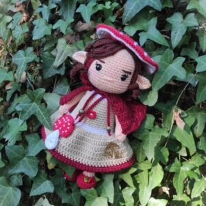 Azélie - Elfe Champignon - Crochet