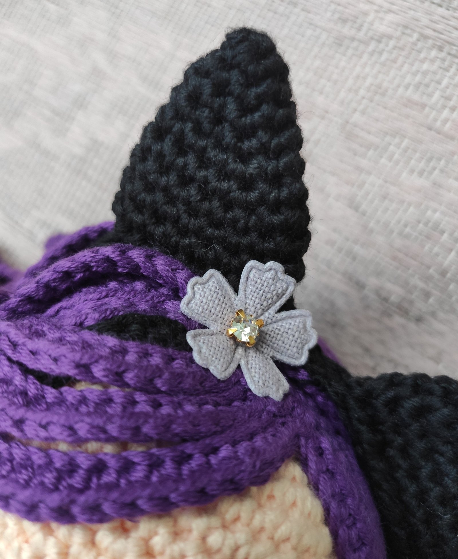 Kaylin - Elfe Chat noir - Patron PDF Crochet - Français – Image 6