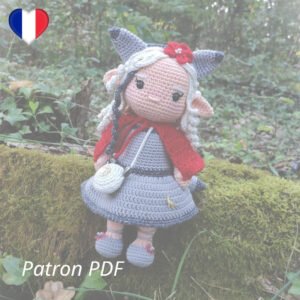 Elwë - Elfe Louve - Patron PDF Crochet - Français