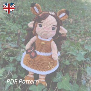Eryn - Fox Elf - PDF Pattern Crochet - English