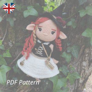 Luna - Witch Elf - PDF Pattern Crochet - English