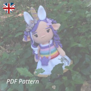 Stella - Unicorn Elf - PDF Pattern Crochet - English